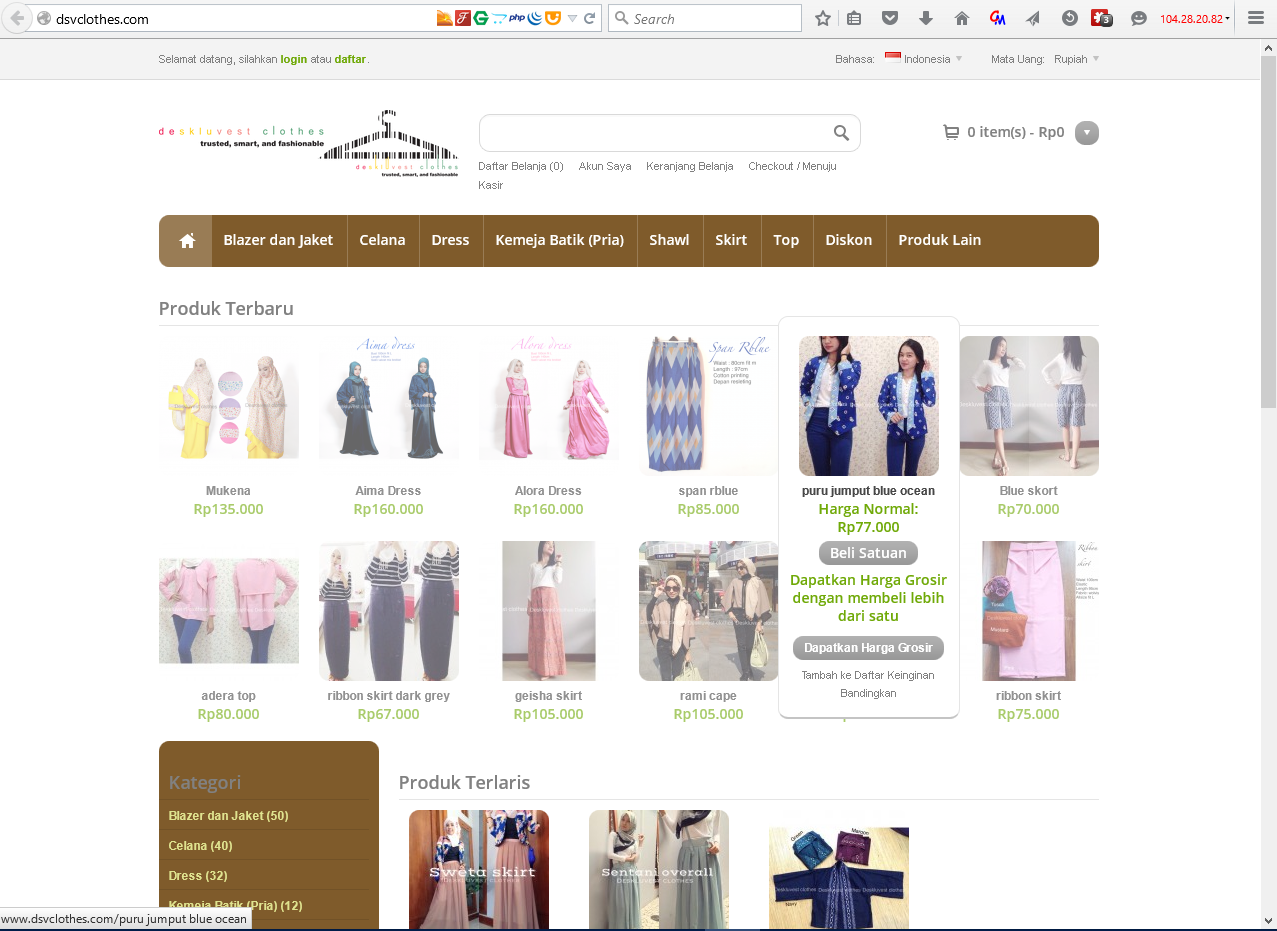 dsvclothes.com